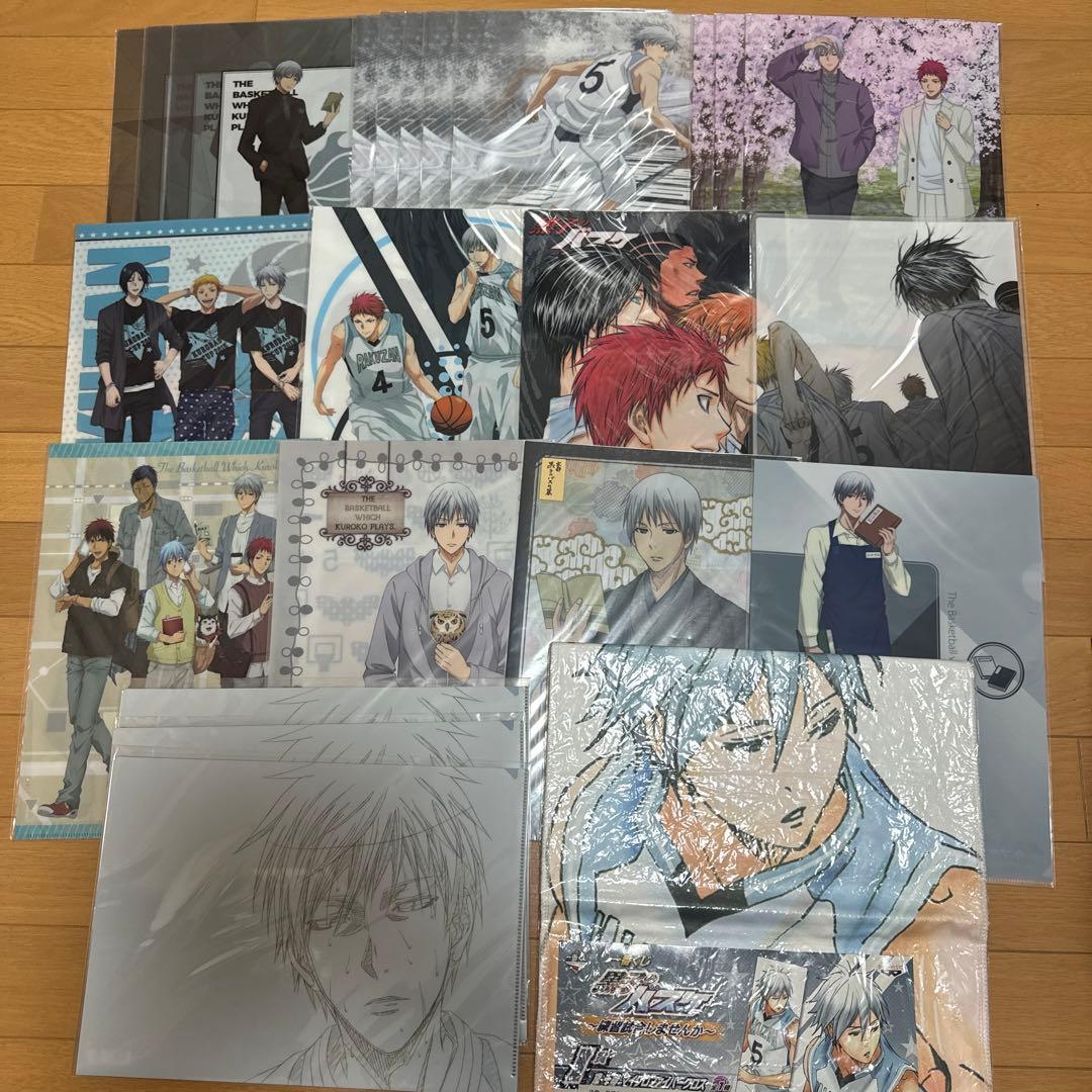 黒バス クリアファイルセット 黛