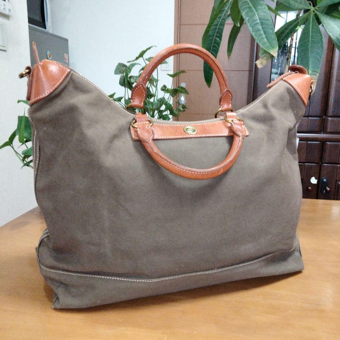 木の庄帆布 2WAY ボストンバッグ