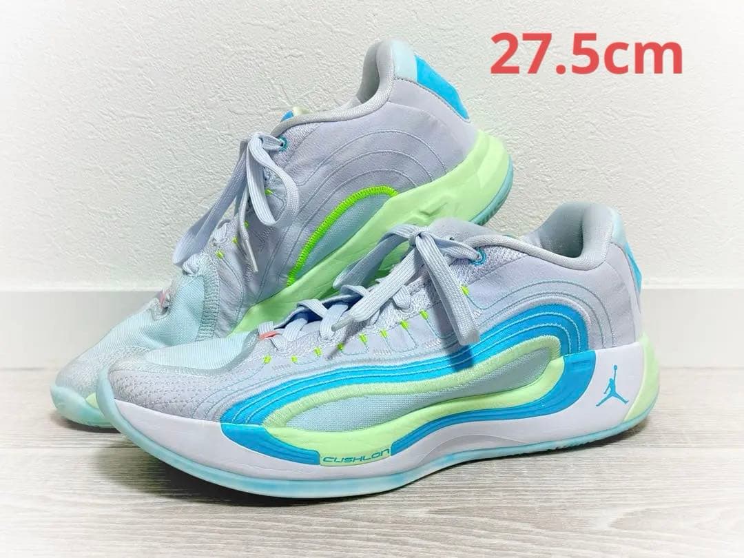 Luka 4 PF Navigator jordan バッシュ 水色 白 黄色