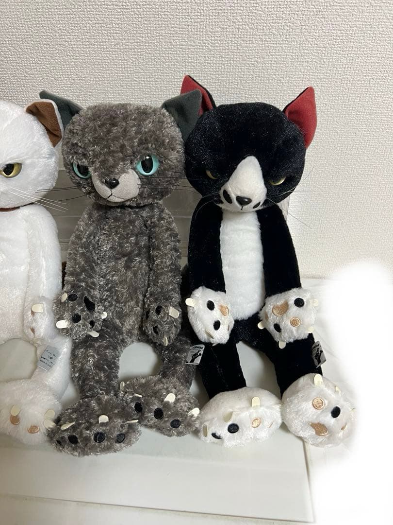 スクラッチ ぬいぐるみ MS スクラッチ 内藤デザイン、4点