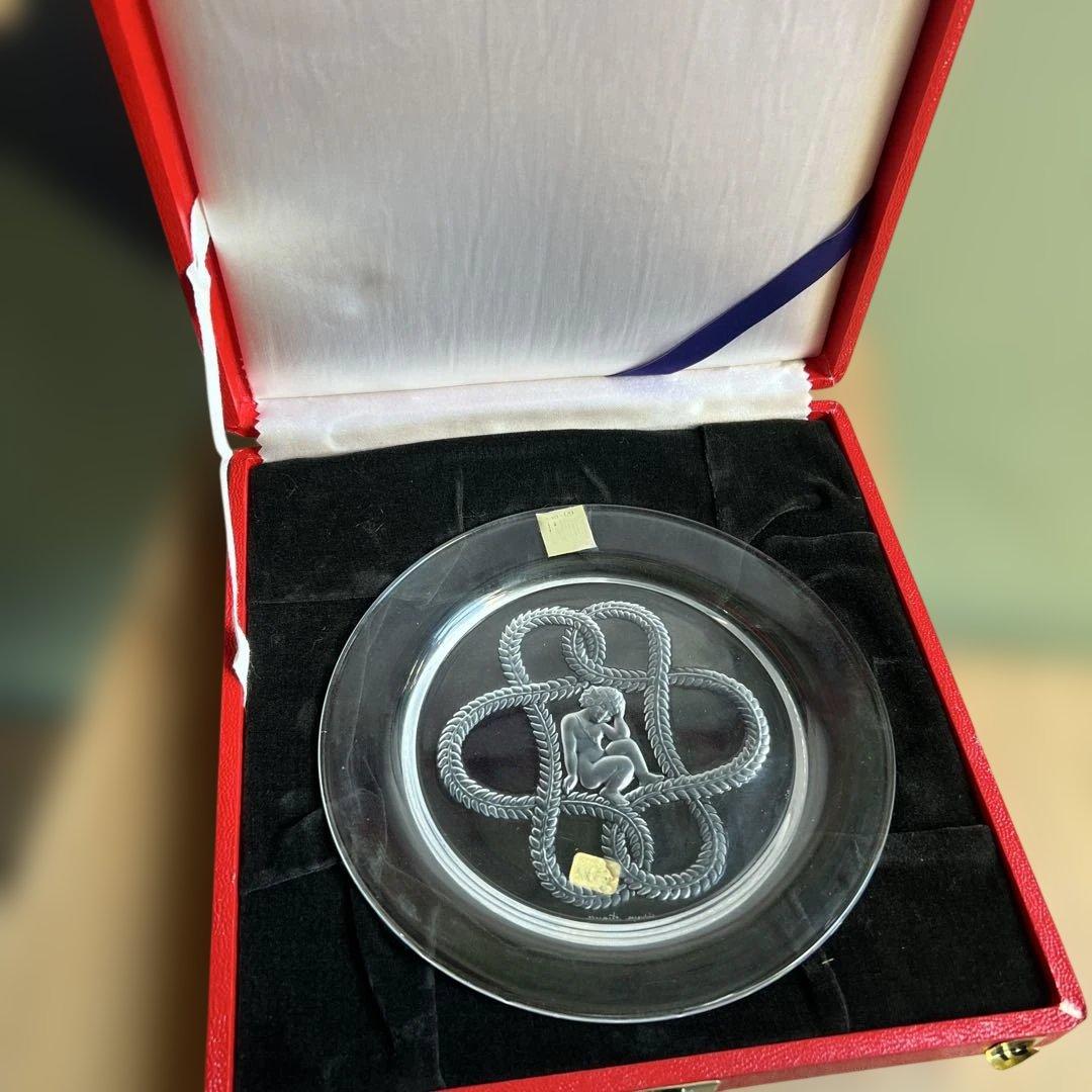 ルネ・ラリック　クリスタルガラス　お皿 2/6