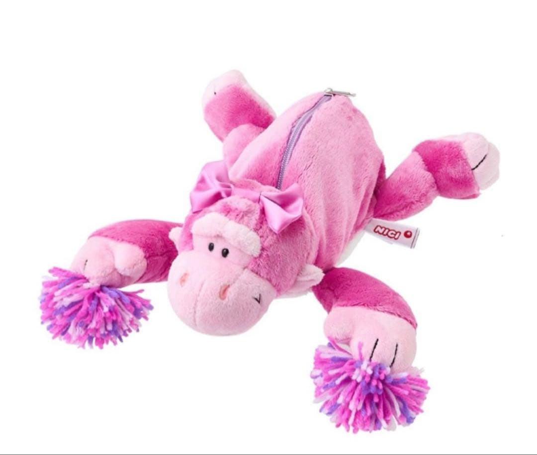 PLAZA ニキ NICI フィギュアペンポーチ チアリーダー ゴリラ