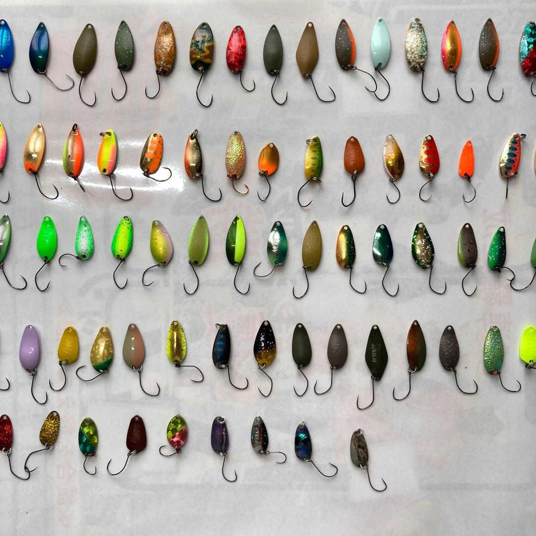 管釣りスプーン90個詰め合わせ　ブランド各種