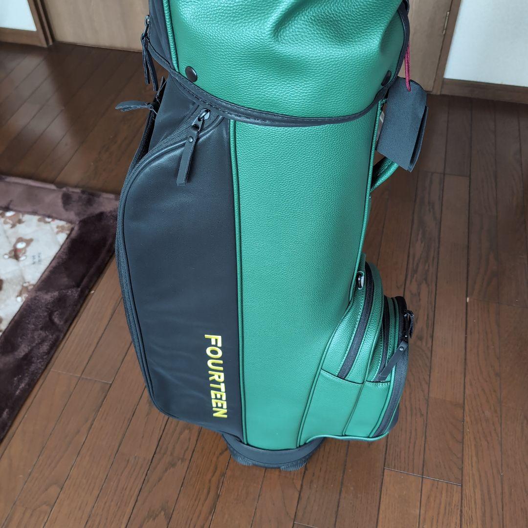 FOURTEEN キャディバッグ 緑/黒