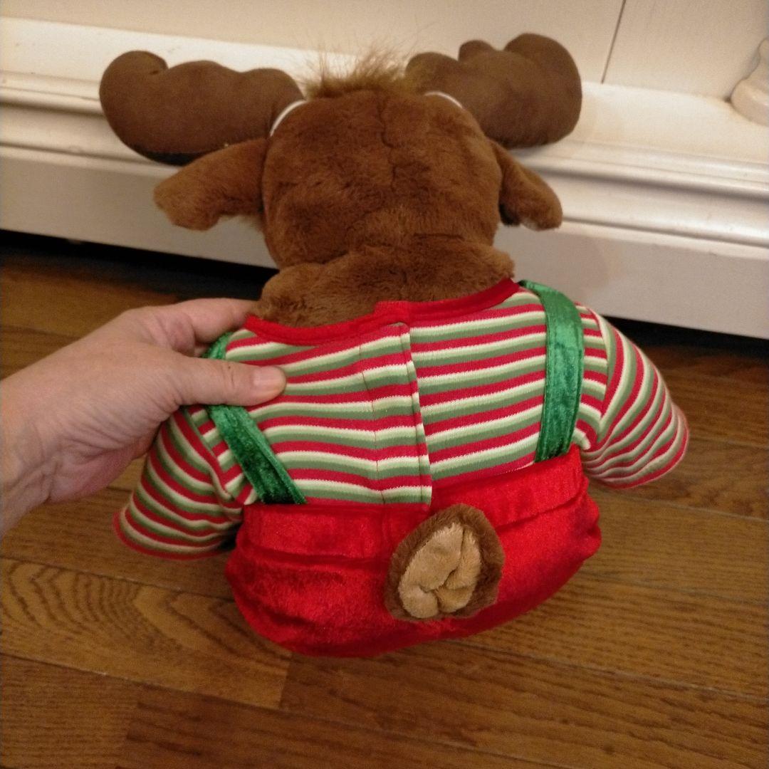 ビルドアベア　クリスマスコスチューム付　トナカイぬいぐるみ　光る