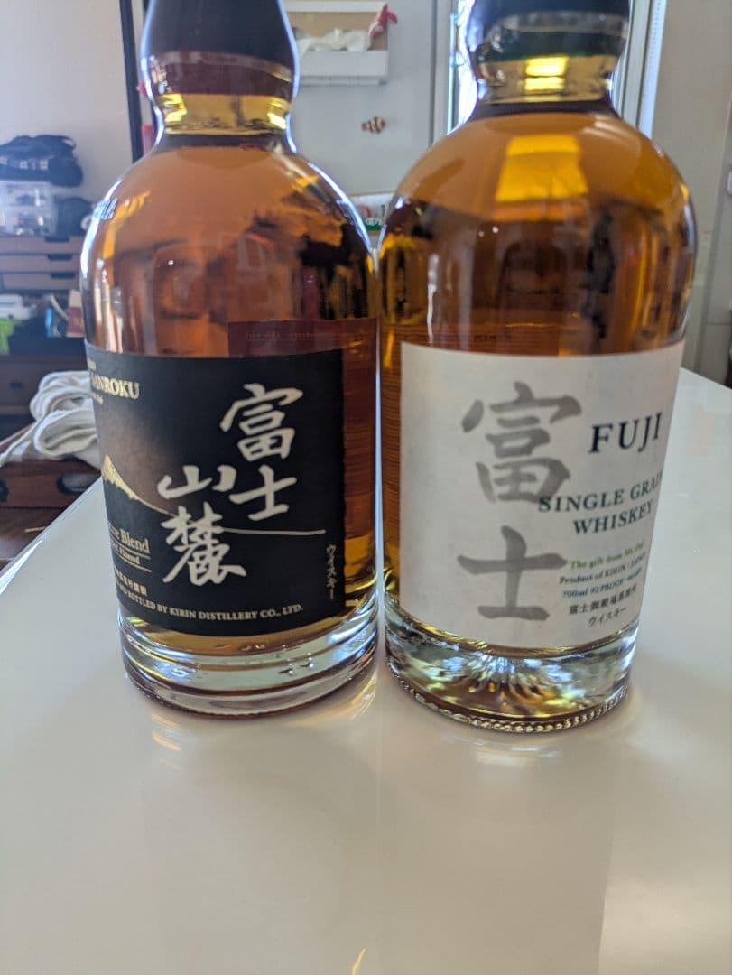ウイスキー富士、富士山麓の2本セット
