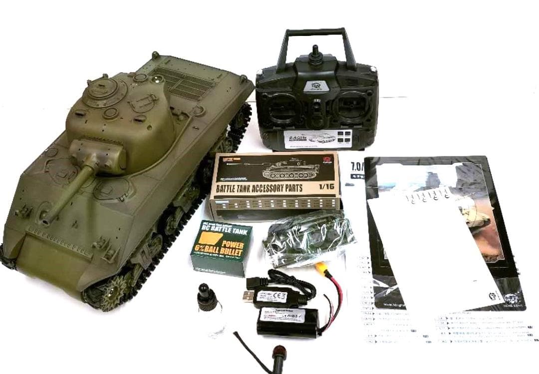 1/16サイズ戦車ラジコン　USシャーマン　ヘンロン3898-1基板7.0