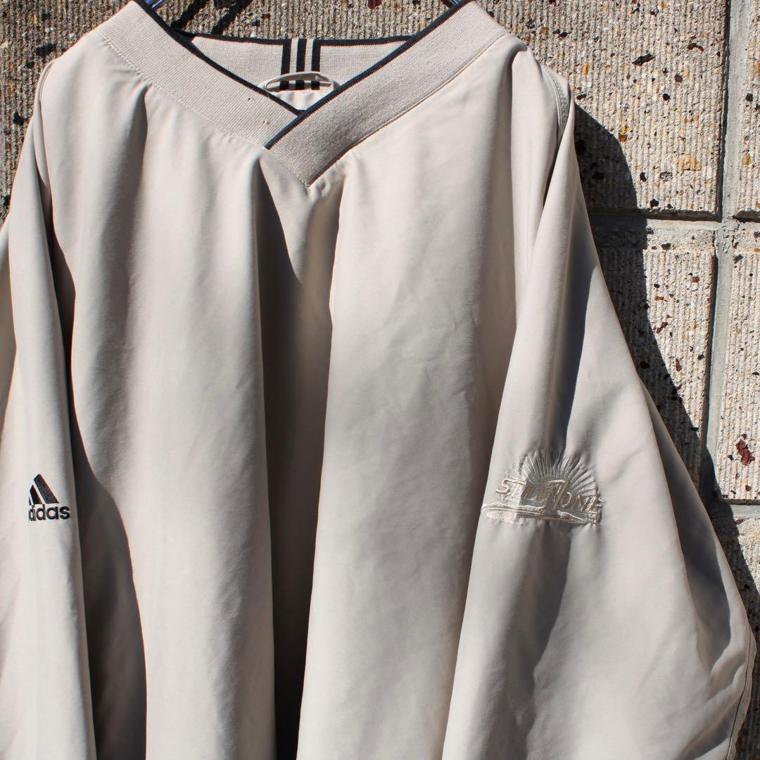 00's adidas GOLF 両袖刺繍 ビッグサイズ 古着 プルジャケット