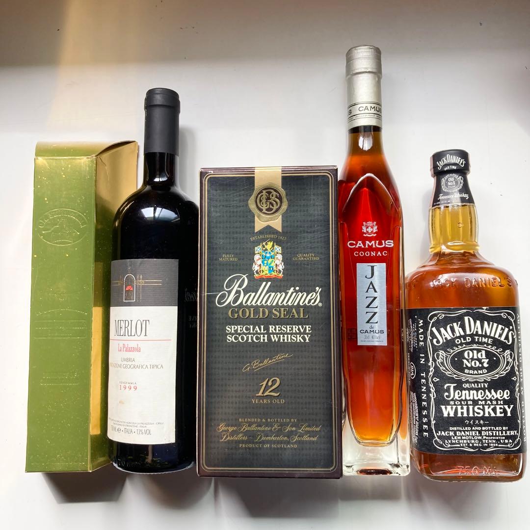 お値下げ【古酒】ウイスキー・ワインなど　洋酒　5本セット