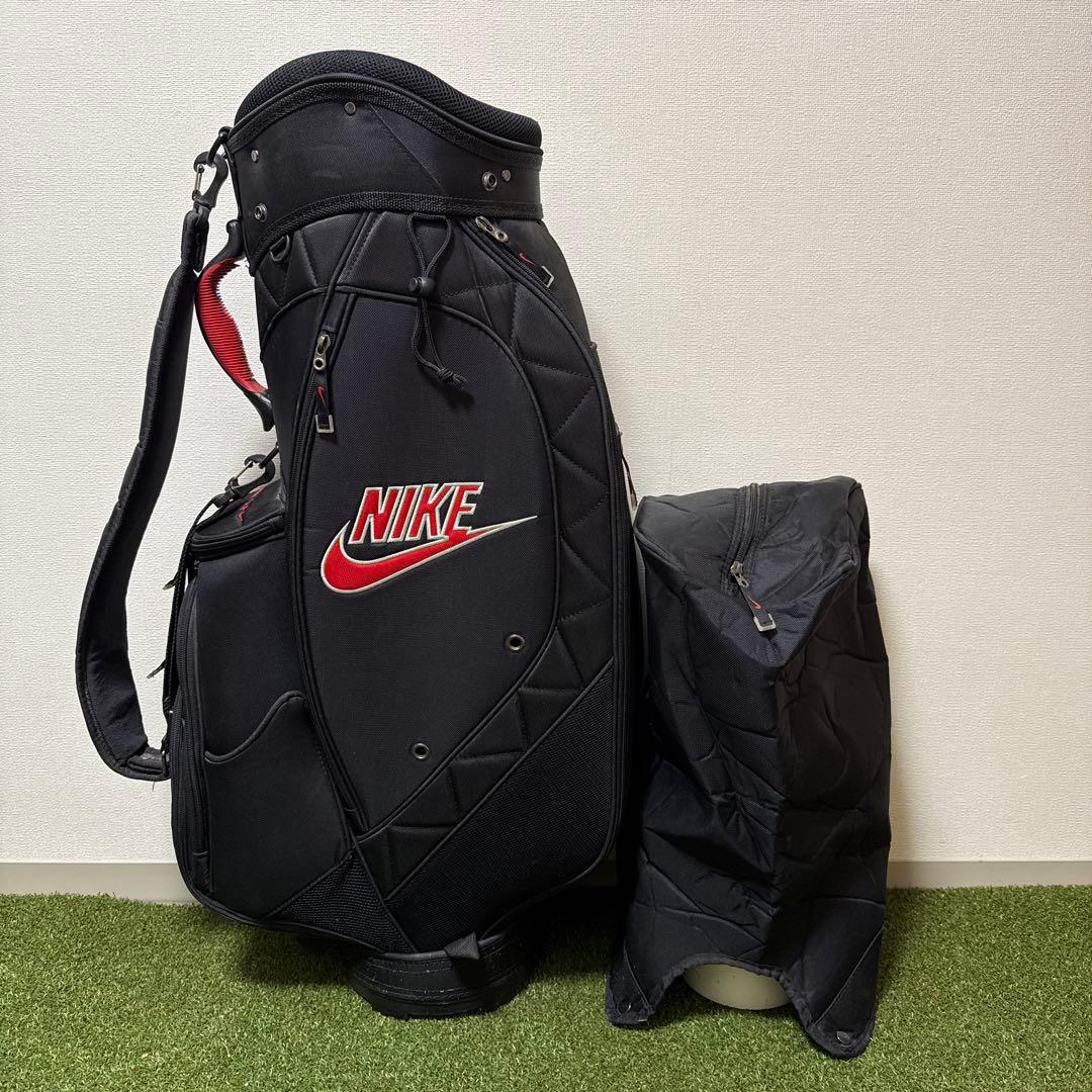 希少 廃盤モデル NIKE ナイキ キャディバッグ ブラック