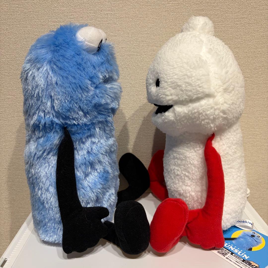 パペットスンスン　おすわりBIGぬいぐるみ スンスン ノンノン 2点セット