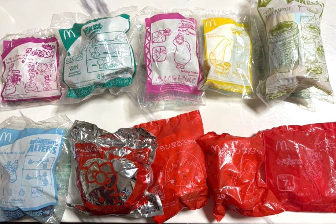 ハッピーセットのおまけ　未開封　10個9種