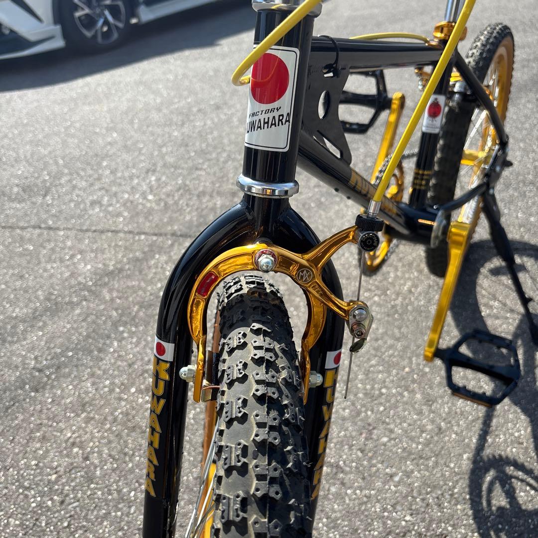 KUWAHARA BMXバイク 黒/黄色