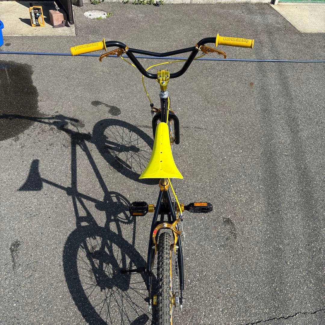 KUWAHARA BMXバイク 黒/黄色