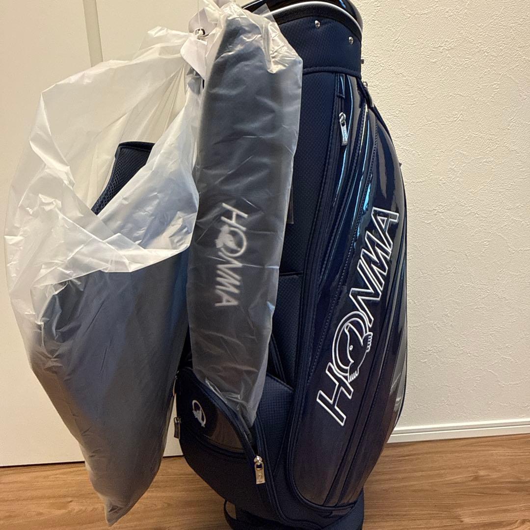 【新品】HONMA(本間ゴルフ)キャディバッグ CB12412 ネイビー9.0
