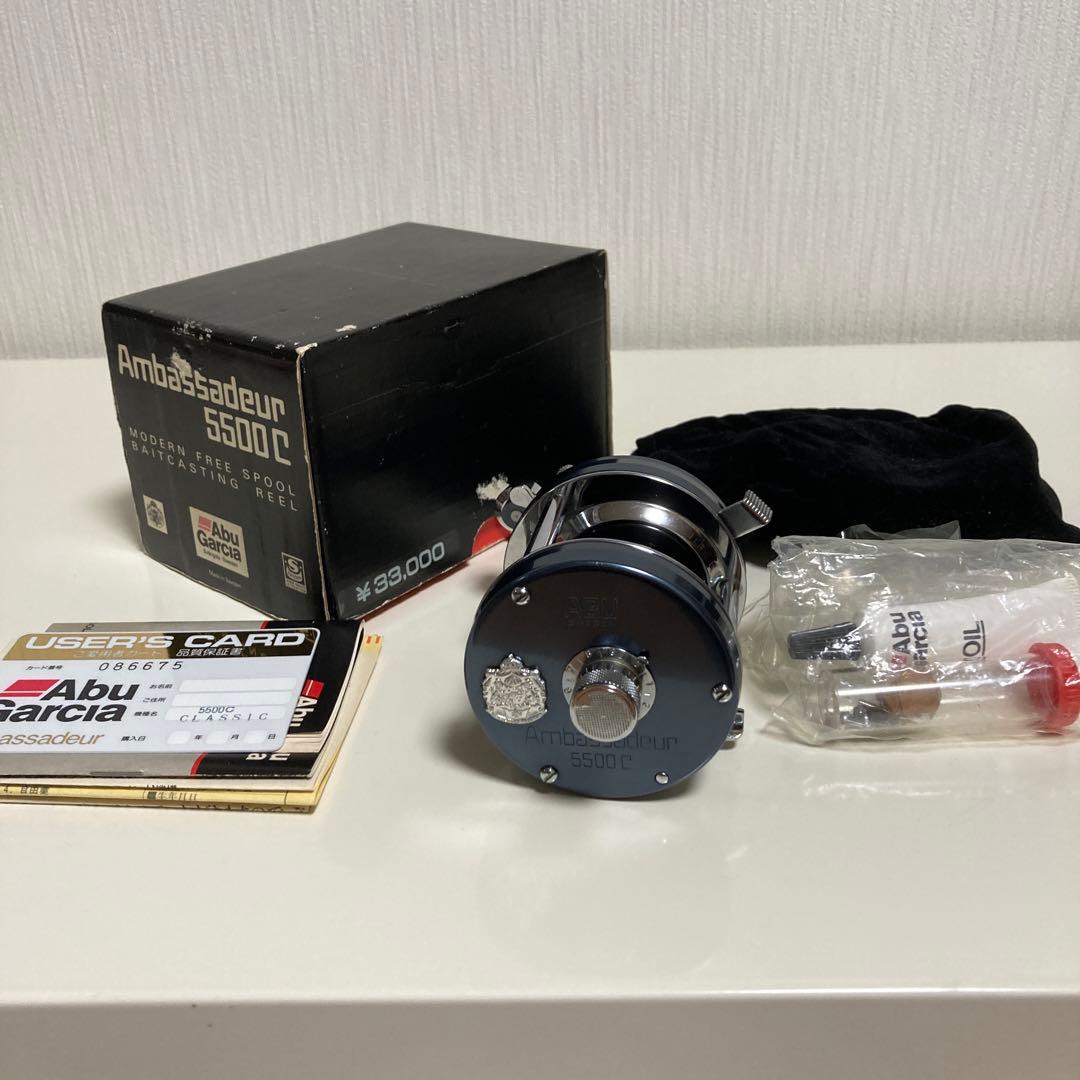 希少品　90年製　ABU アブ　アンバサダー5500C クラシック