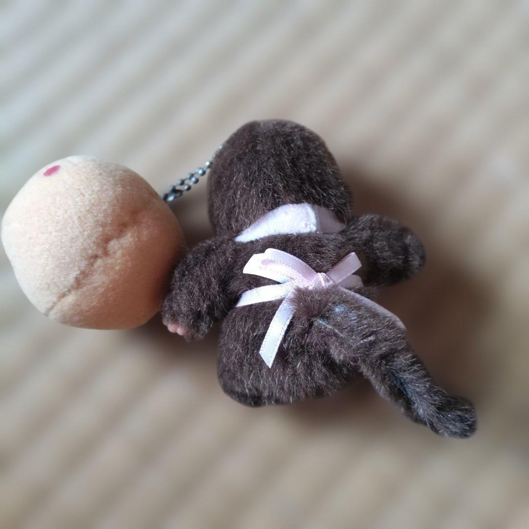 激レア【平成レトロ】大阪限定モンチッチキーホルダー　たこ焼き　ご当地土産　当時物