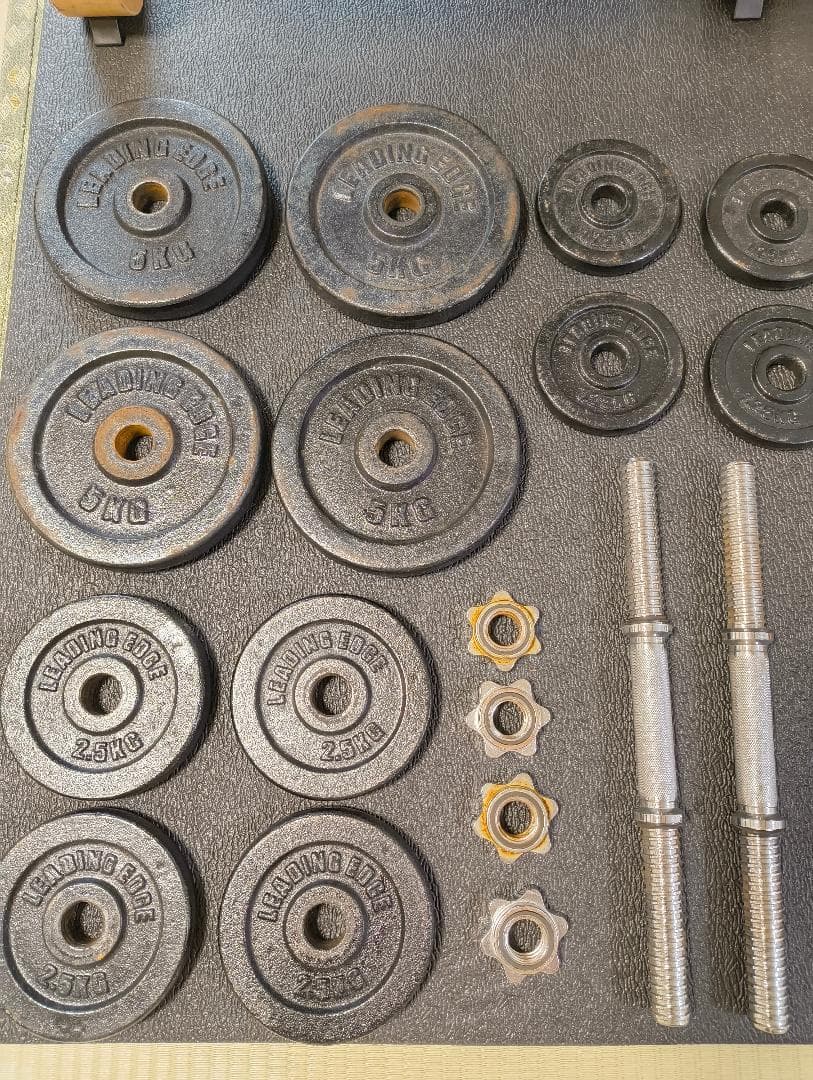 リーディングエッジ 片手20kg×2個 ダンベルセット