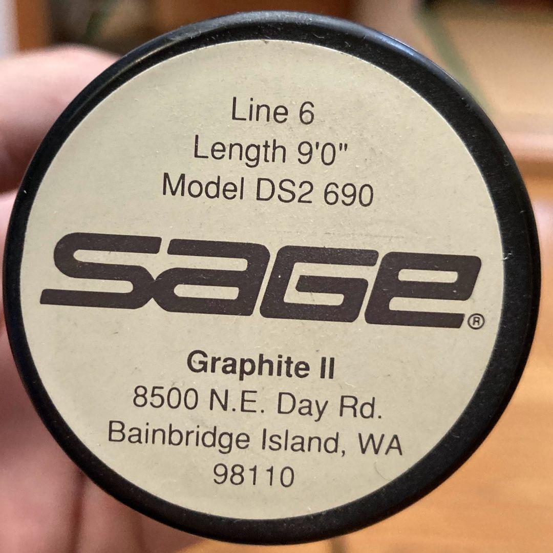 SAGE DS2 690 フライロッド #6 9'0\"