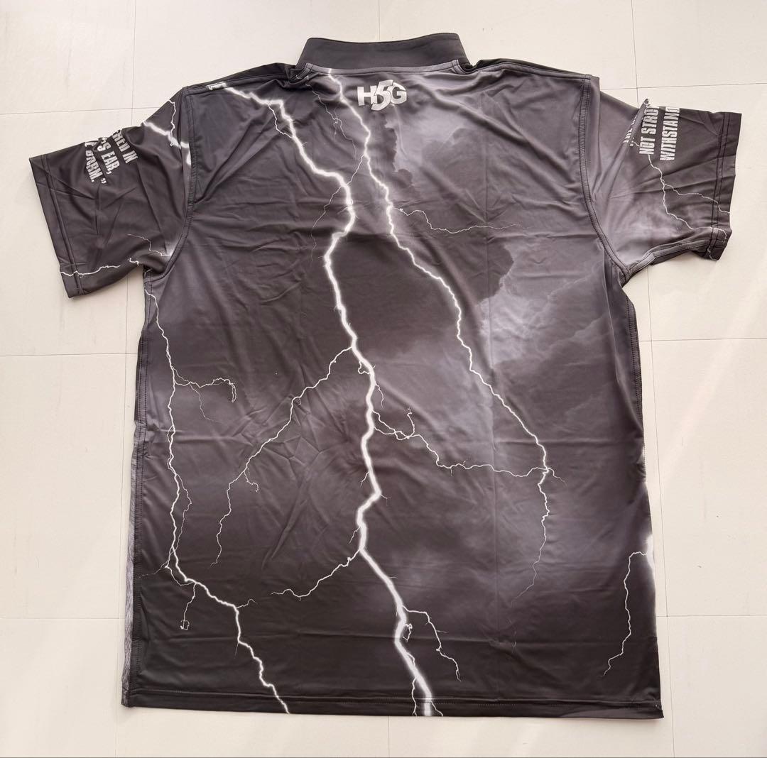 STORM STORM LION JERSEY ハーフジップシャツ　Lサイズ