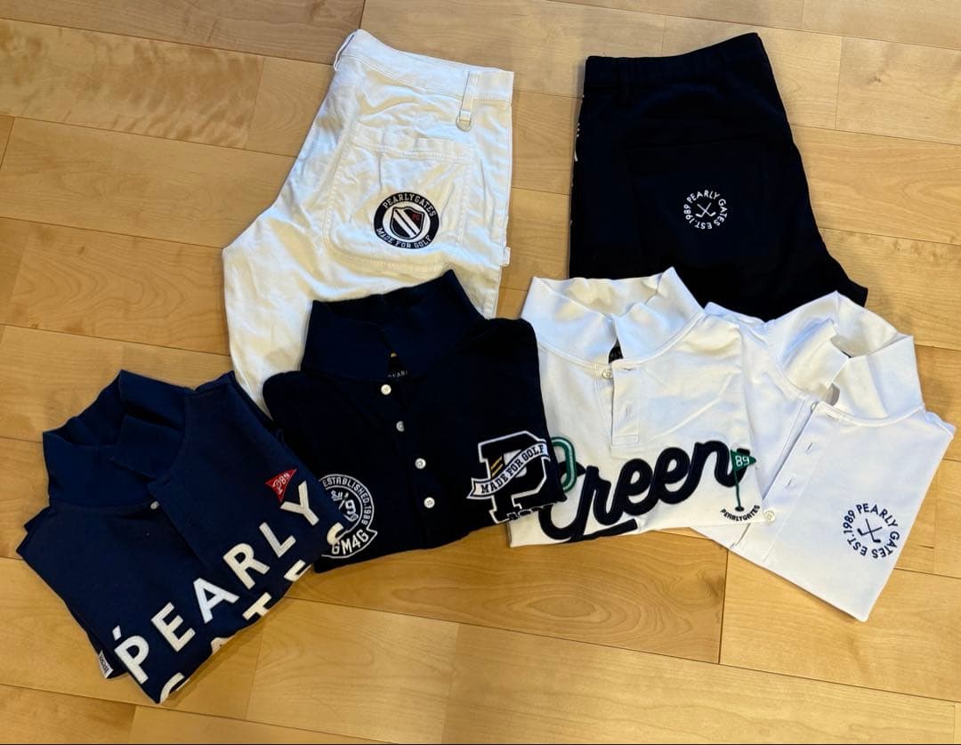N*O様 PEARLY GATES ポロシャツ ハーフパンツ複数枚セット