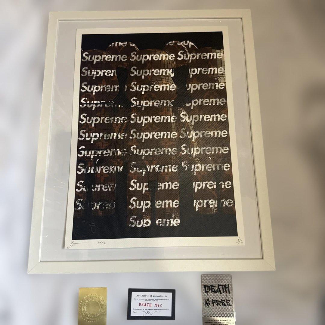 DEATH NYC 現代アート　世界100枚限　supreme シュプリーム