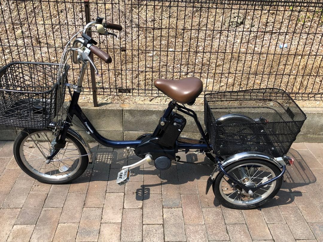 整備点検済み！美車　パナソニック 電動アシスト　三輪車