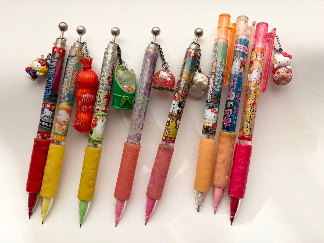 限定キティ シャープペンシル 8本セット