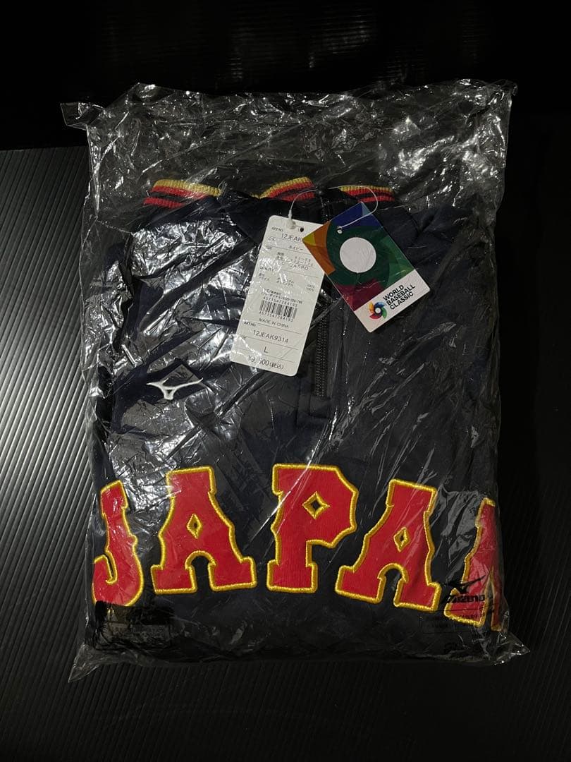 WBC 日本代表 侍ジャパン ハーフジップパーカー Lサイズ