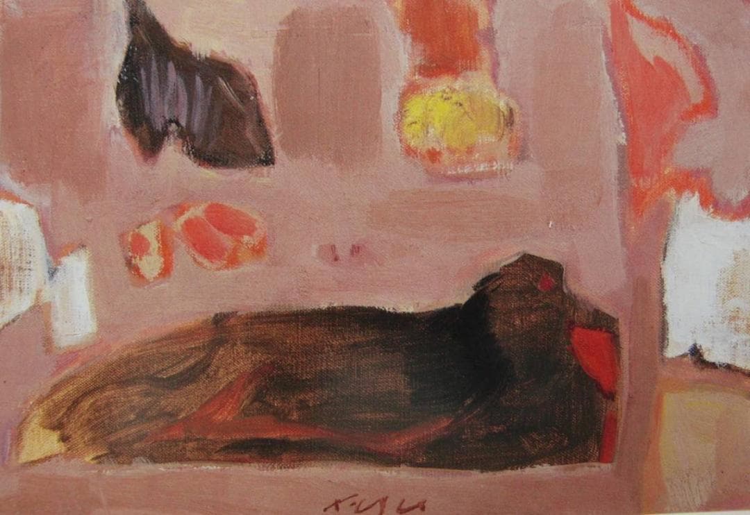 脇田 和、「鳥」、希少画集・額装画、日本製・新品額縁にて額装致します