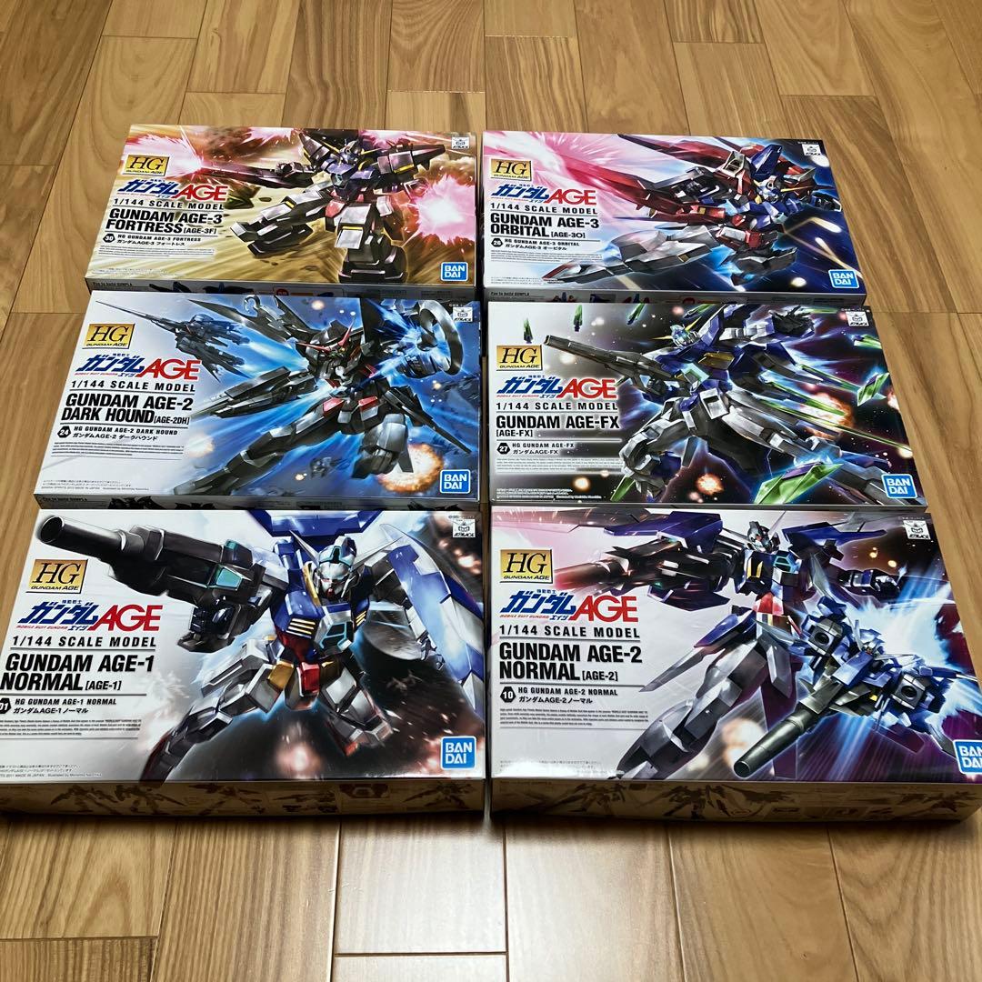 HGガンダムAGE-1 2 3 フォートレス オービタル FX ダークハウンド