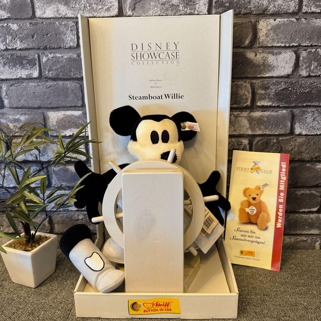 シュタイフ 蒸気船ウィリー ミッキーマウス 世界限定品
