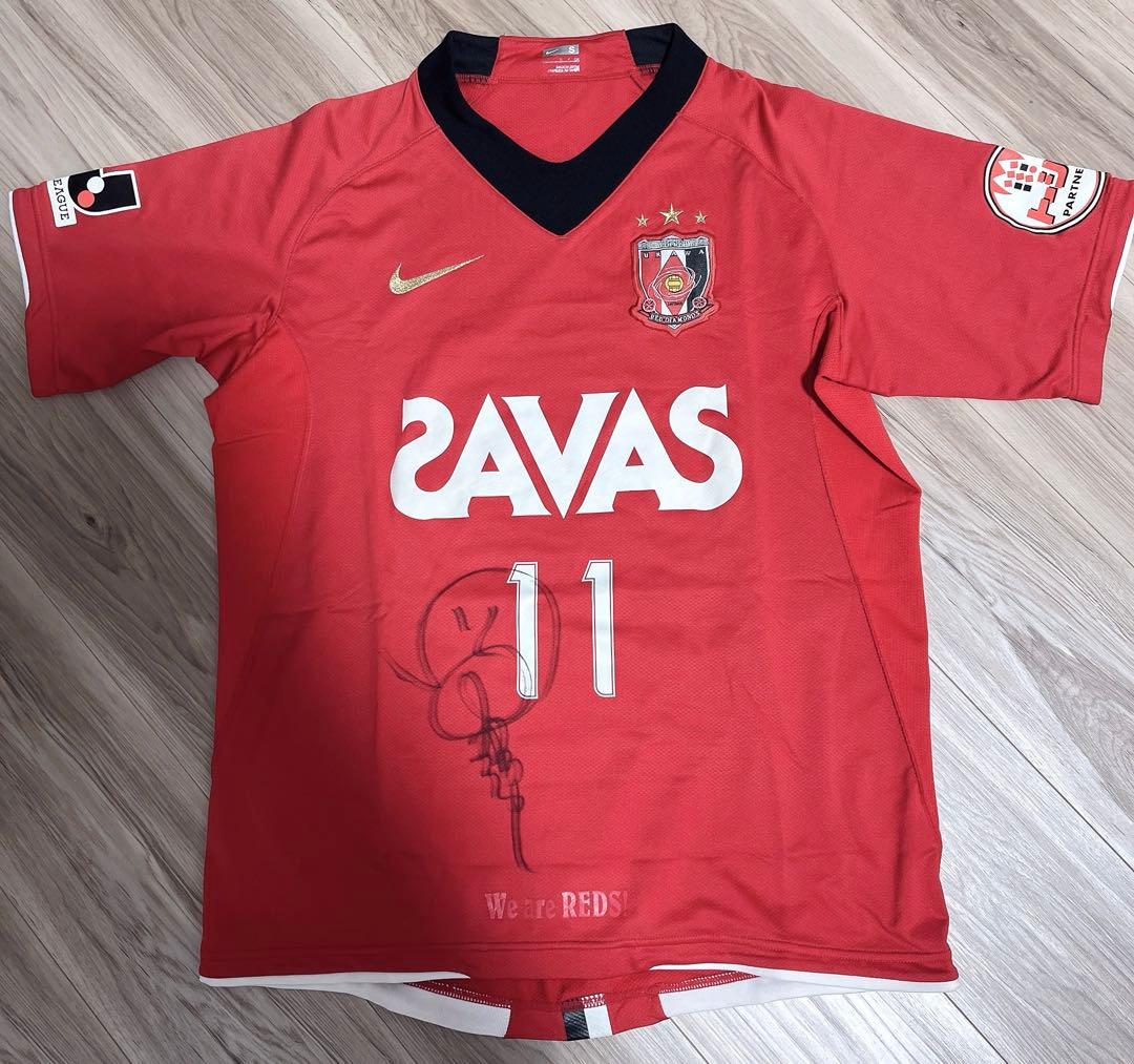 【直筆サイン】浦和レッズ 田中達也 ユニフォーム ホーム2011 正規品 S