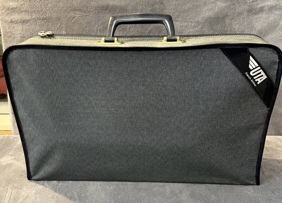 60年代　ヴィンテージ　エアラインバッグ　「UTA」