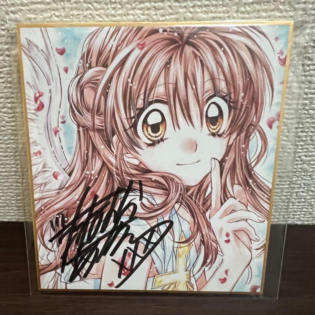 神風怪盗ジャンヌ 種村有菜　目黒帝国　日下部まろん　色紙　直筆サイン