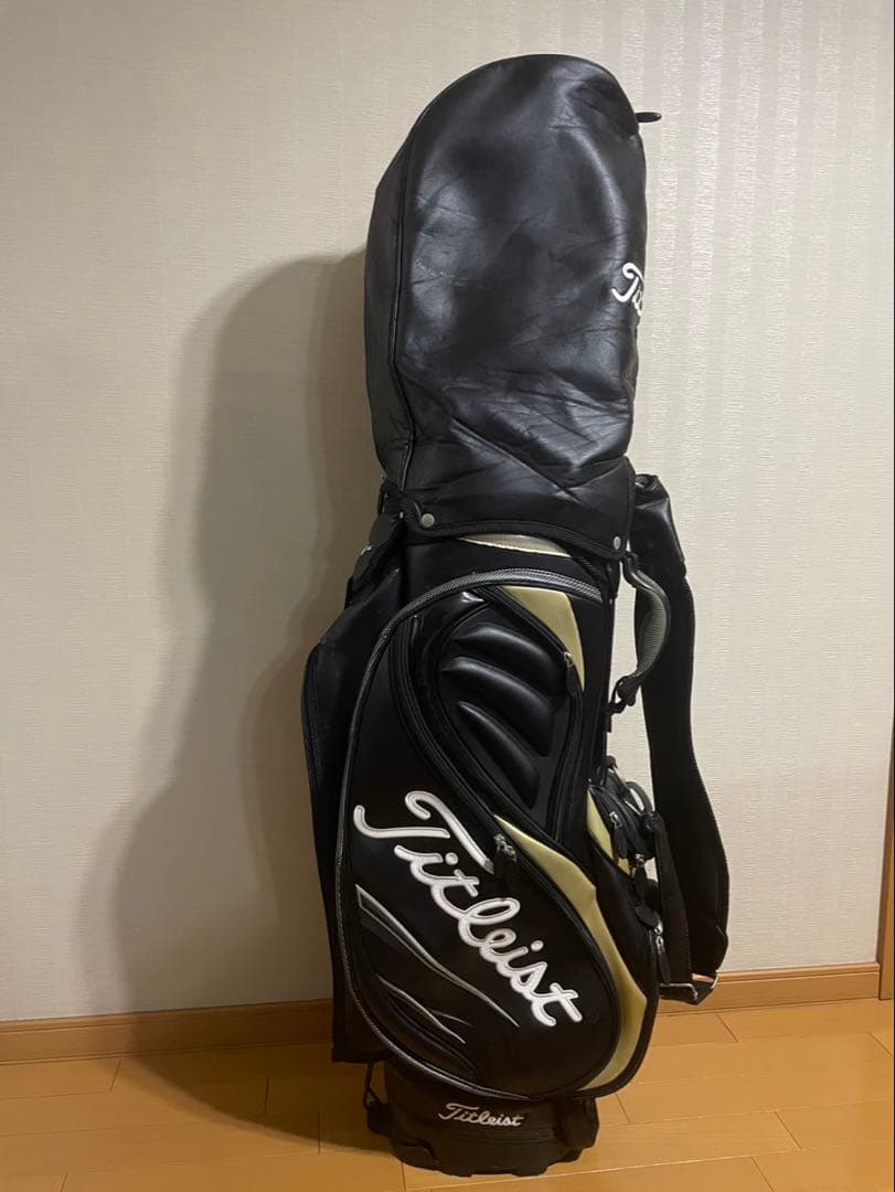 Titleist キャディバッグ 黒/金