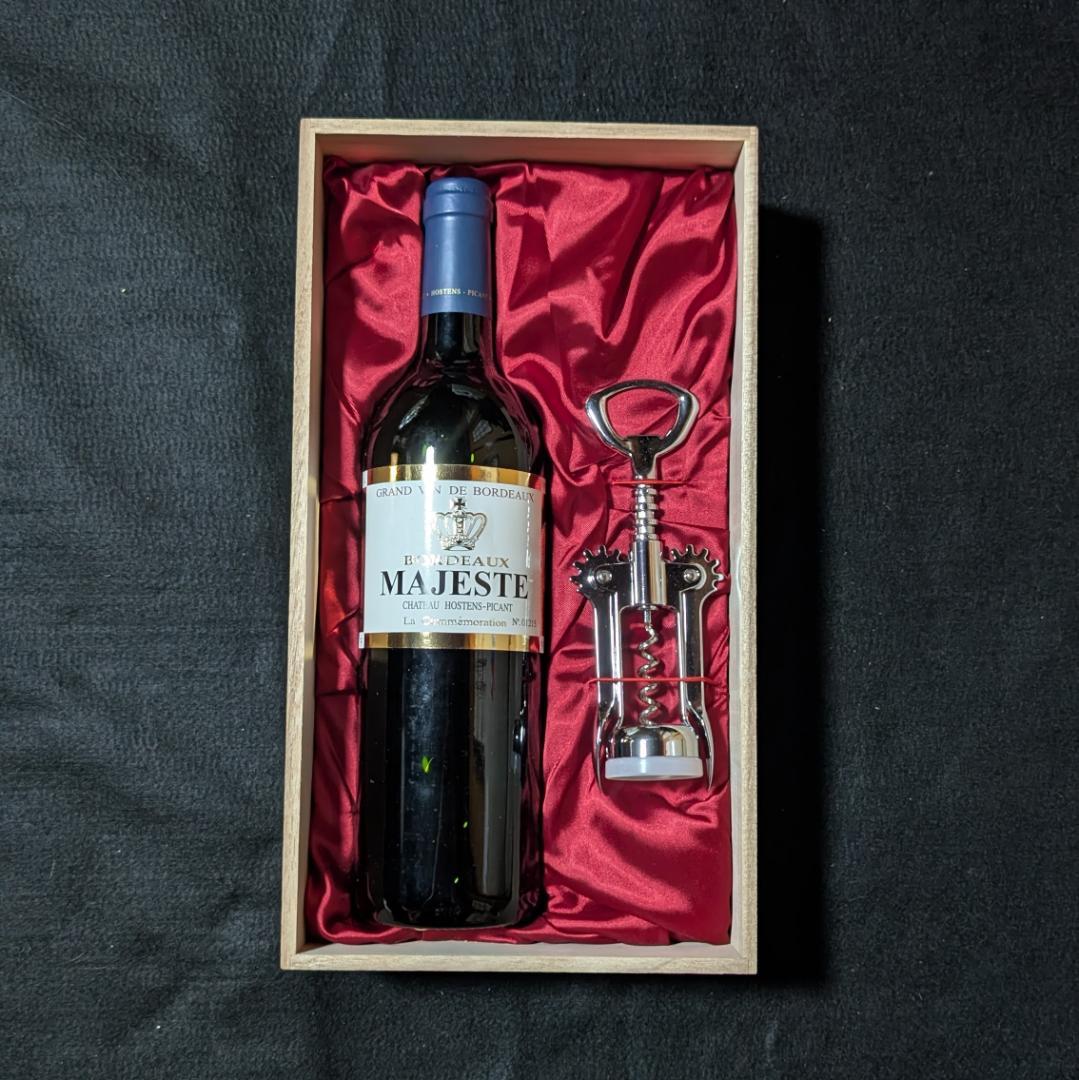 Bordeaux Majeste 赤ワイン セット 750ml コルクスクリュー