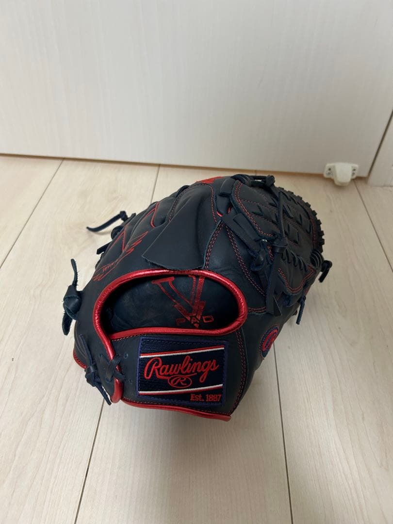 Rawlings 軟式グローブ Wing Tip ネイビー/レッド