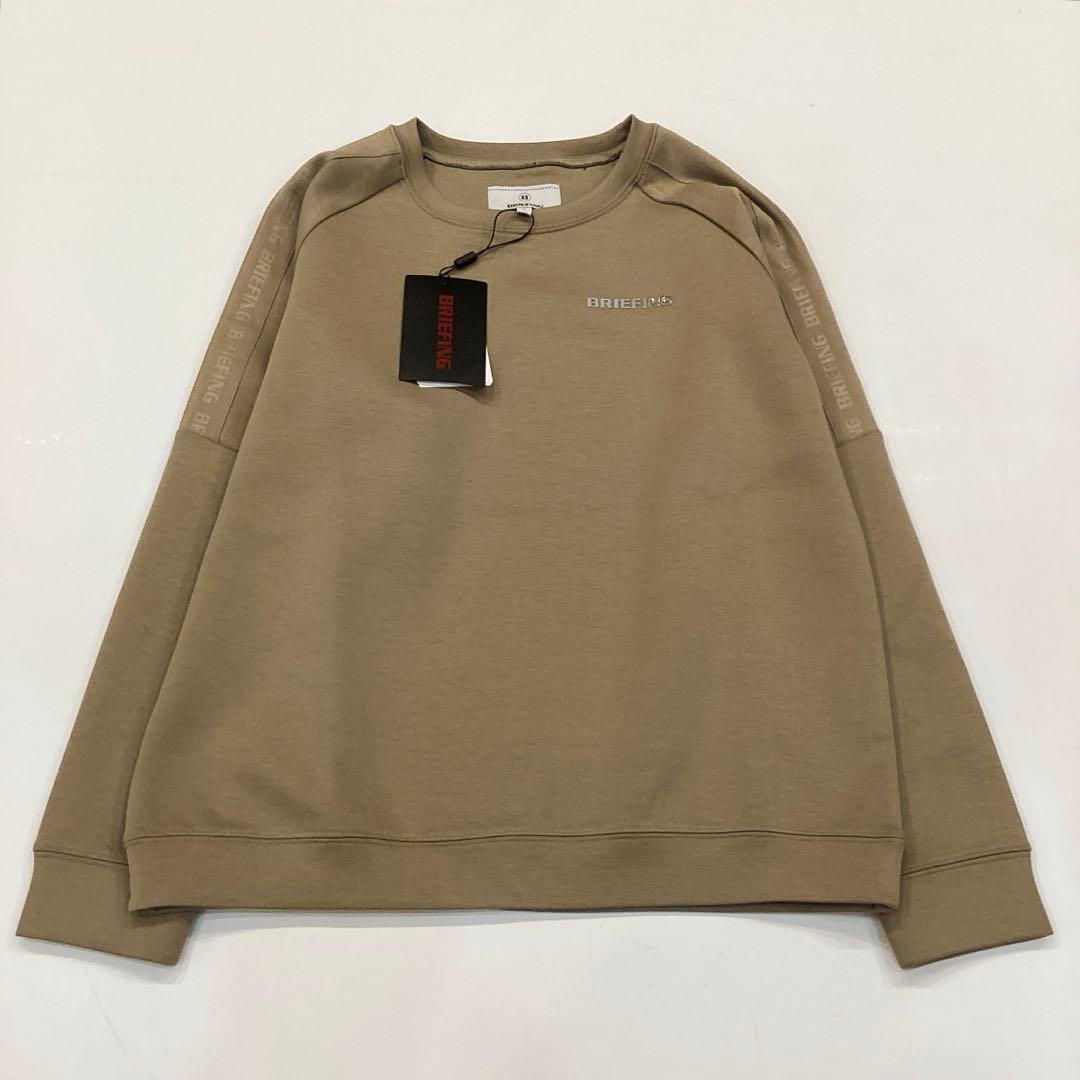 BRIEFING 新品　WS WARM LOGO LINE CREWNECK M