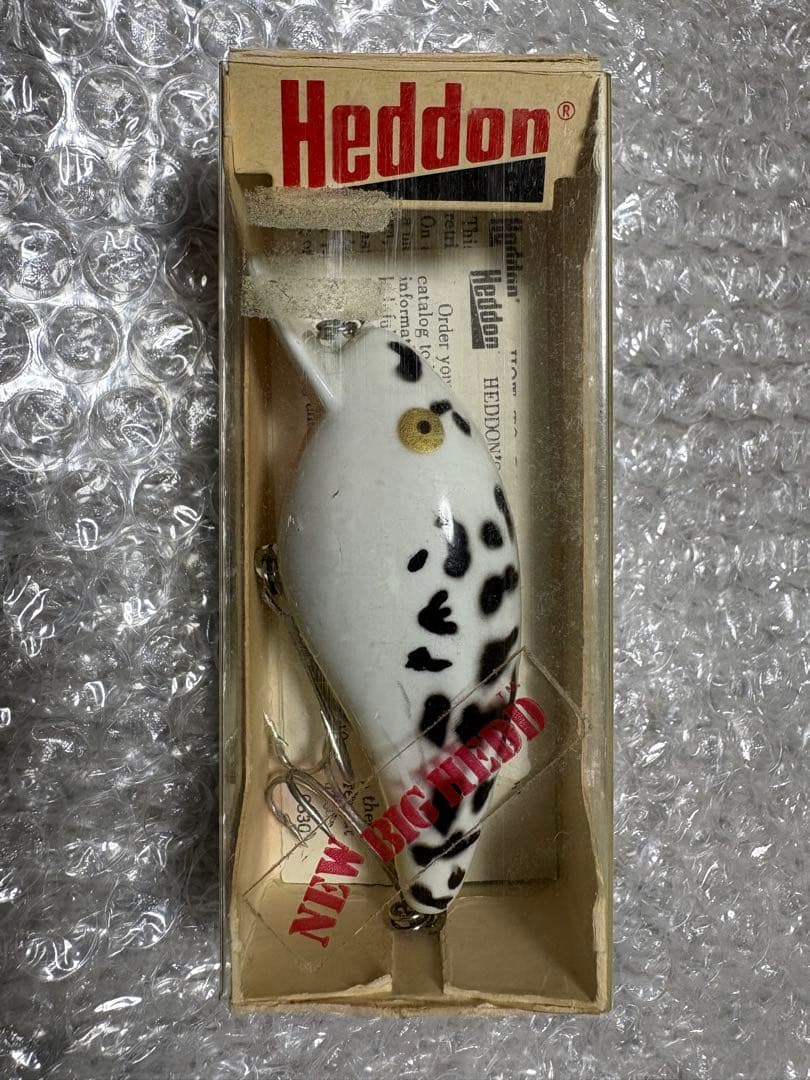 オールドヘドン　ビッグヘッド　WCD レアカラー　縦割れ　HEDDON ルアー