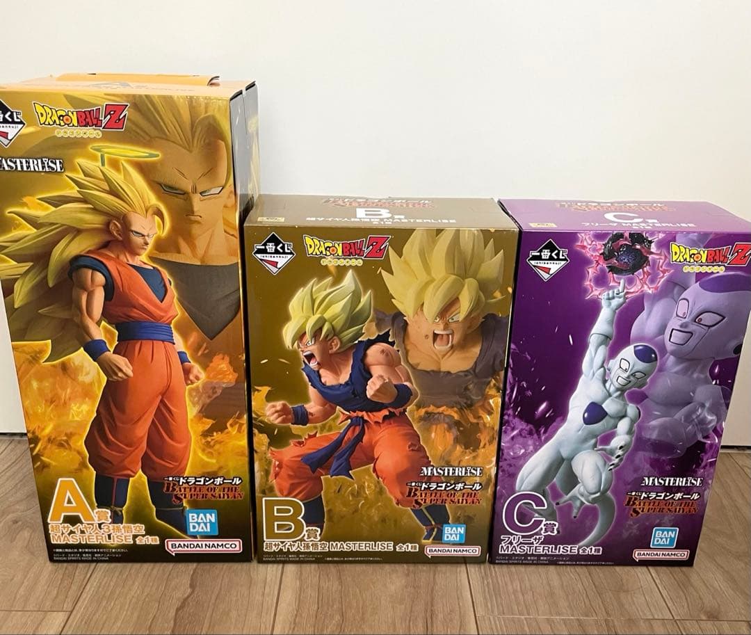 一番くじ ドラゴンボール A B C賞 超サイヤ人3 超サイヤ人孫悟空 フリーザ