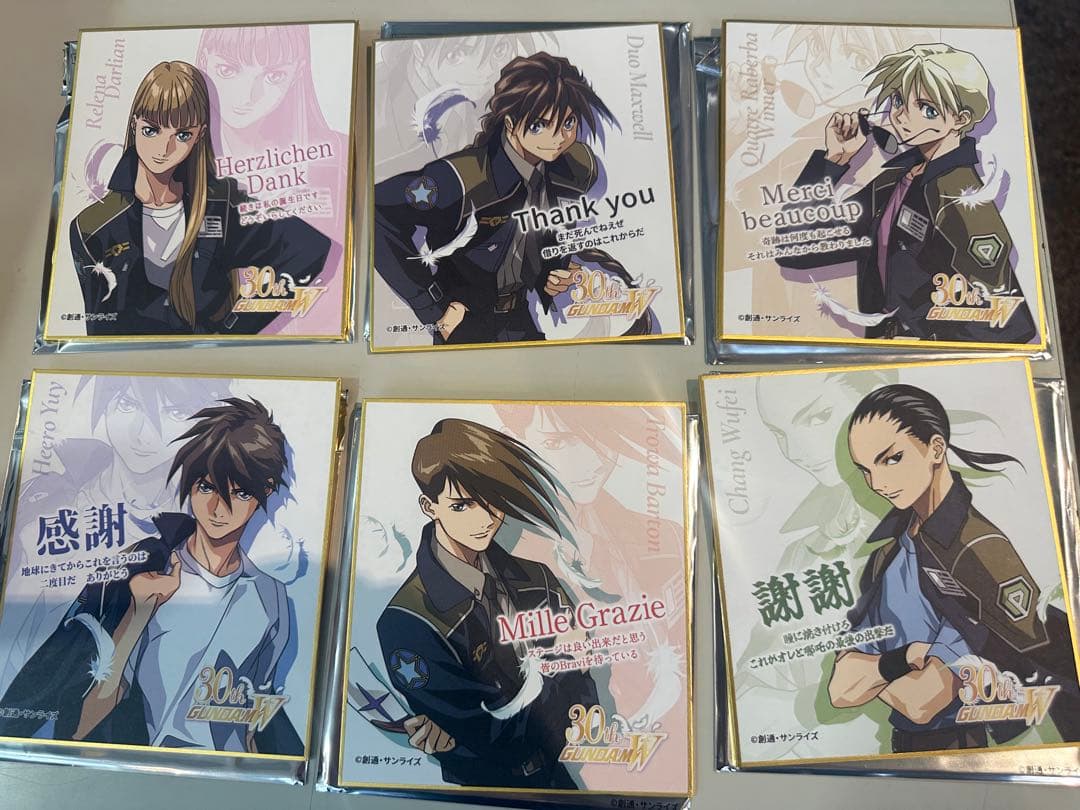 新機動戦記ガンダムW Endless Waltz特別篇 特典 色紙 全6種コンプ
