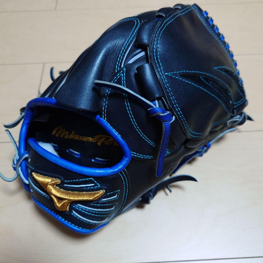 Mizunopro HAGA JAPAN 軟式グローブ 黒/青