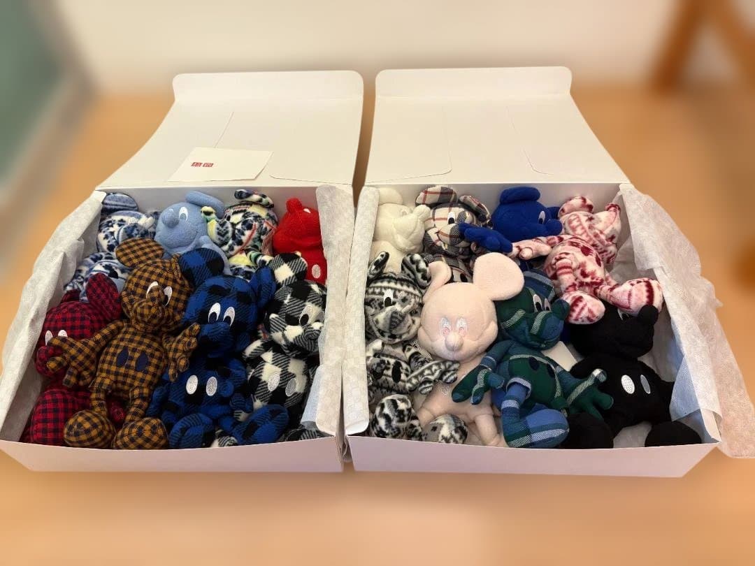 ユニクロ ミッキーマウス ぬいぐるみ19種（16種＋3種）セット