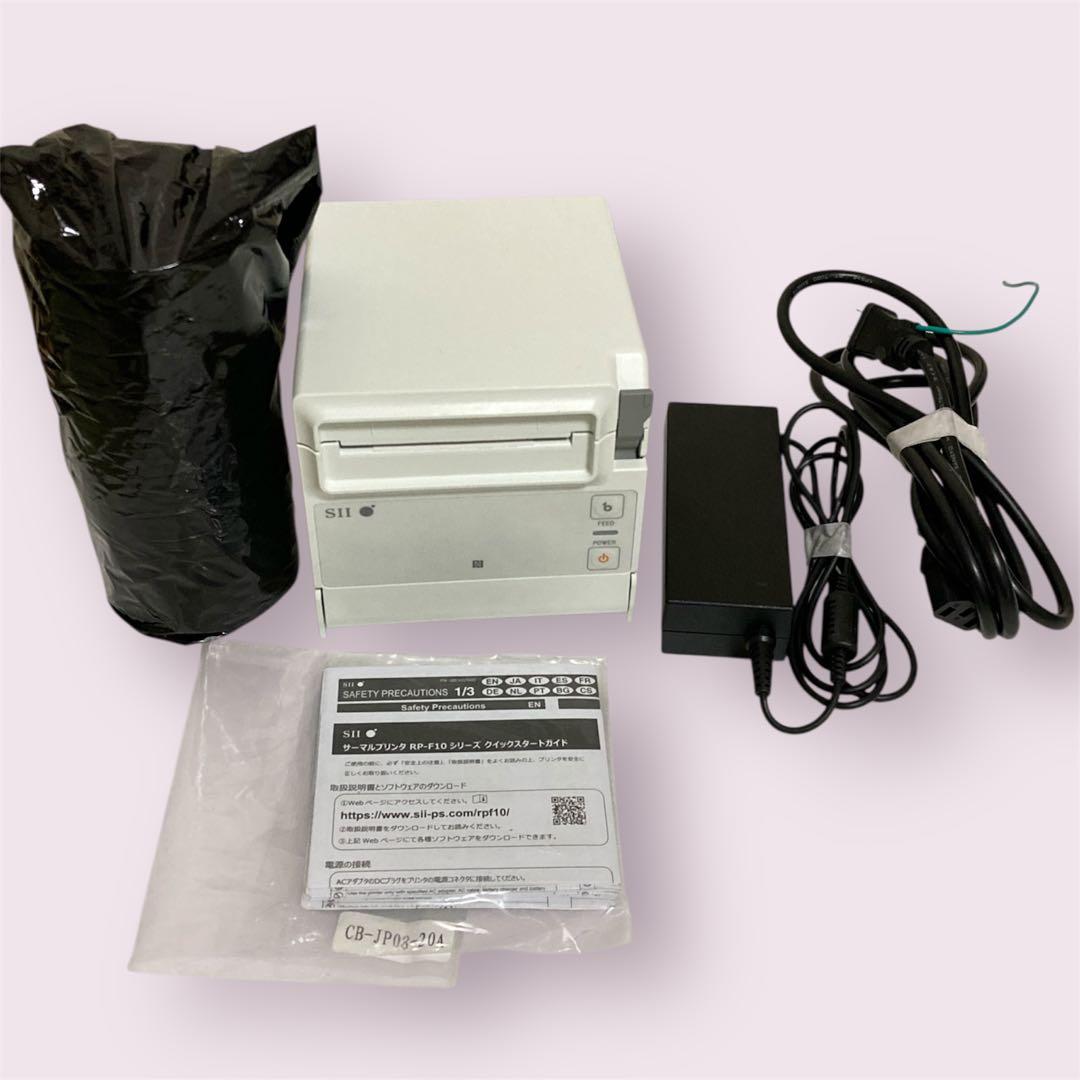 SII サーマルプリンター RP-F10 Bluetooth ロール紙3巻付き