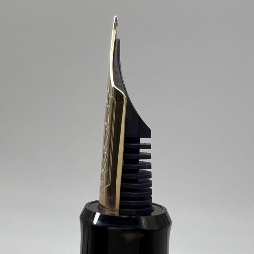 パイロット 万年筆 カスタム743 ブラック 14K F字 動作未確認 3