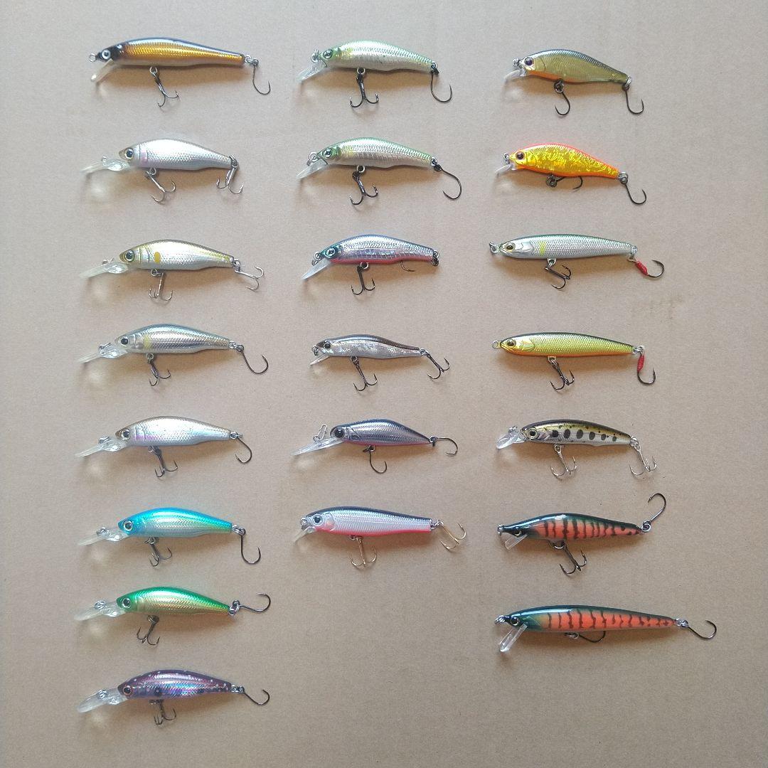 トラウトミノー 21個 (使用品・中古品)