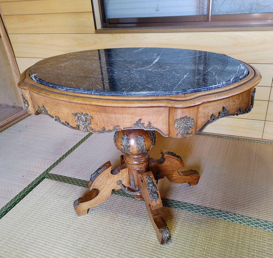 アンティーク、ダイニングテーブル、コーヒーテーブル　引き取り限定