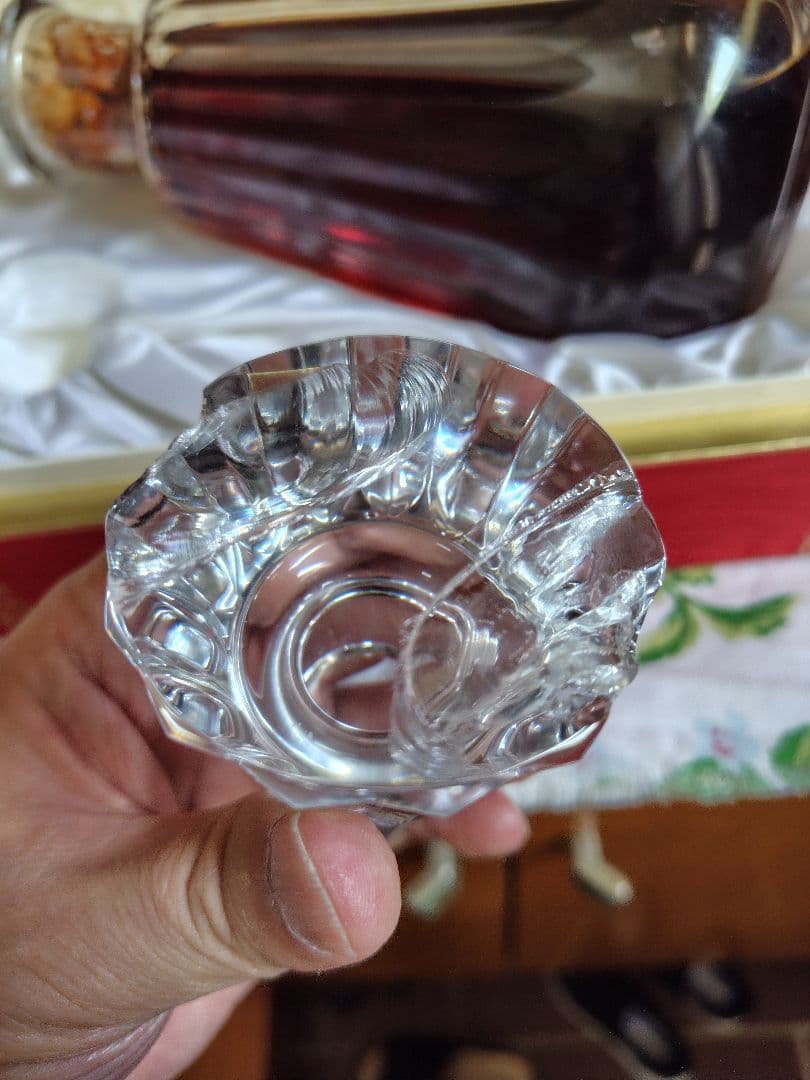 【訳あり】カミュ　コニャック バカラ　カラフェ 750ml 化粧箱付き