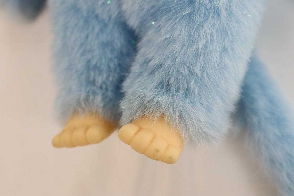 ◆モンチッチ 水色 スカイツリーVer. タグ付き キーホルダー 09399